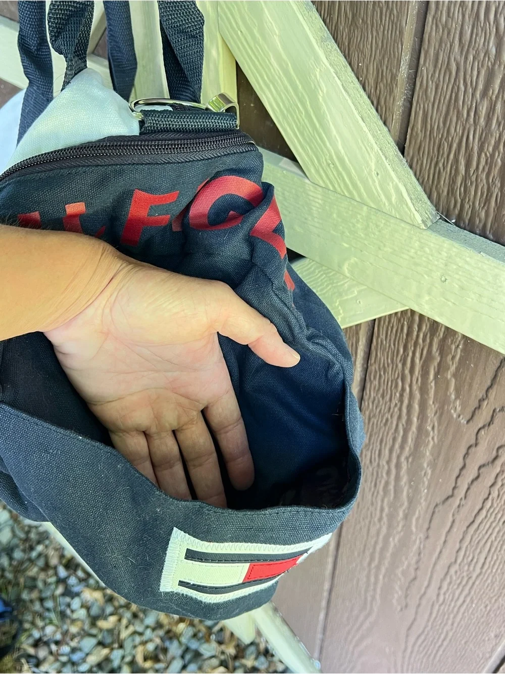 Large Tommy Hilfiger Duffel Bag With Shoulder Strap